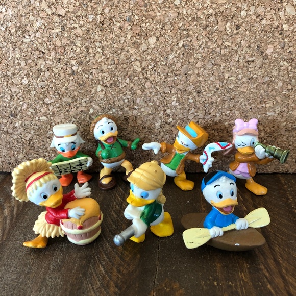 Disney Ducktales Figurine Lot 1986 Rare Applause